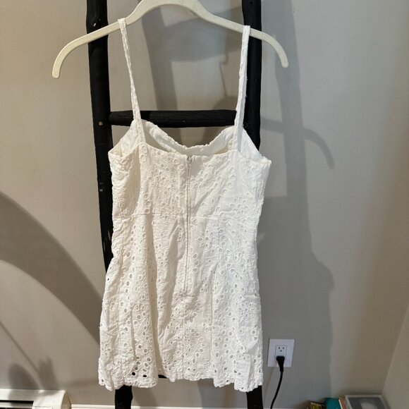 Kimchi Blue White Croqueted Mini Dress - Picture 3 of 3